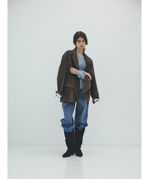 Katrin TOKYO(カトリーントーキョー)の「lace-up straight denim(デニムパンツ・レディース・ブルー/アッシュブラウン・S/XS/S-Short/M)」の22枚目の写真