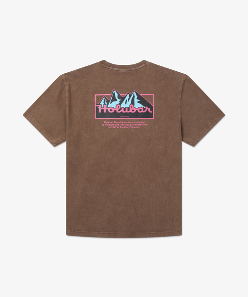 HOLUBAR(ホルバー)の「Mountain Graphic T-shirt Brown(Tシャツ/カットソー・メンズ・その他・MEDIUM/LARGE/X-LARGE)」の2枚目の写真