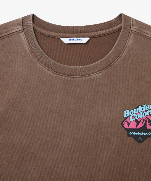 HOLUBAR(ホルバー)の「Mountain Graphic T-shirt Brown(Tシャツ/カットソー・メンズ・その他・MEDIUM/LARGE/X-LARGE)」の3枚目の写真