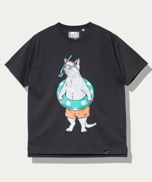 go slow caravan(ゴースローキャラバン)の「Drymix 海猫 TEE(Tシャツ/カットソー・メンズ・アイボリー/イエロー/ブラック系その他2・LARGE/MEDIUM/SMALL/X-LARGE)」の1枚目の写真
