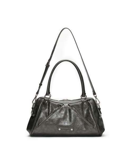 SUNBURNPROJECT(サンバーンプロジェクト)の「Faux Leather M.O.S Bag, METAL(メッセンジャーバッグ・レディース・その他・FREE)」の2枚目の写真