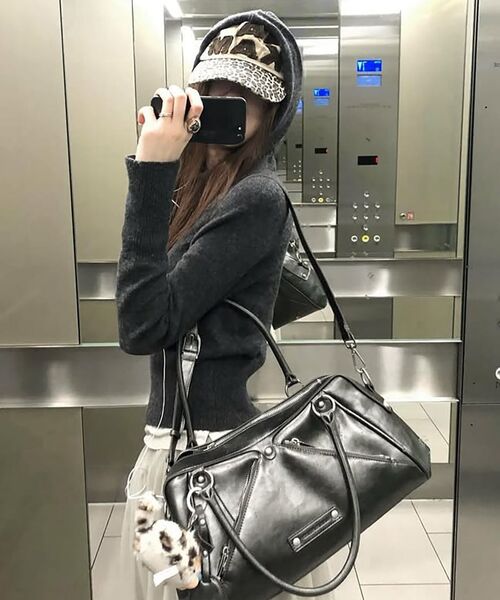 SUNBURNPROJECT(サンバーンプロジェクト)の「Faux Leather M.O.S Bag, METAL(メッセンジャーバッグ・レディース・その他・FREE)」の20枚目の写真