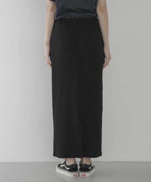 URBAN RESEARCH Sonny Label(アーバンリサーチサニーレーベル)の「接触冷感リブタイトスカート(スカート・レディース・チャコールグレー/ブラック・FREE)」の12枚目の写真