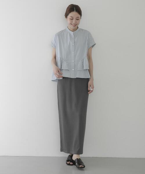 URBAN RESEARCH Sonny Label(アーバンリサーチサニーレーベル)の「接触冷感リブタイトスカート(スカート・レディース・チャコールグレー/ブラック・FREE)」の19枚目の写真