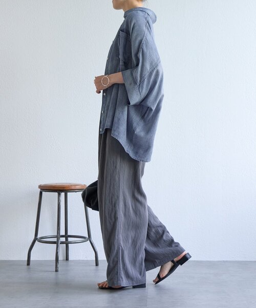 BEARDSLEY(ビアズリー)の「バイオタックパンツ(その他パンツ・レディース・キャメル/グレー・1/0)」の15枚目の写真