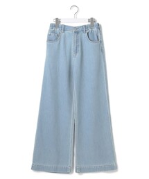 【WOMEN】ソフトワイドデニム