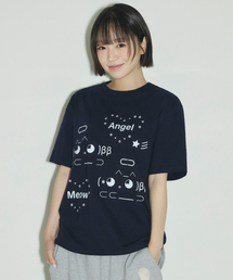 エンジェルエモジTシャツ[ネイビー]