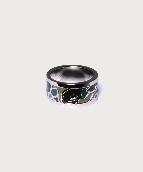 A BATHING APE（アベイシングエイプ）の「1ST CAMO CAMO RING（リング・メンズ・イエロー/グリーン・18/22/20）」の3枚目の写真