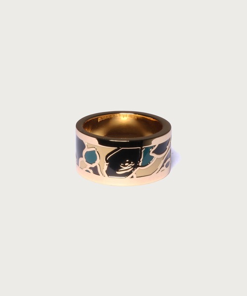 A BATHING APE（アベイシングエイプ）の「1ST CAMO CAMO RING（リング・メンズ・イエロー/グリーン・18/22/20）」の4枚目の写真