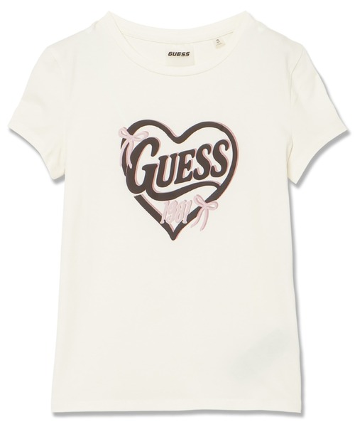 Guess(ゲス)の「TALITHA Tee Tシャツ 半袖(Tシャツ/カットソー・レディース・ブラック/アイボリー・SMALL/MEDIUM/LARGE/X-SMALL)」の1枚目の写真