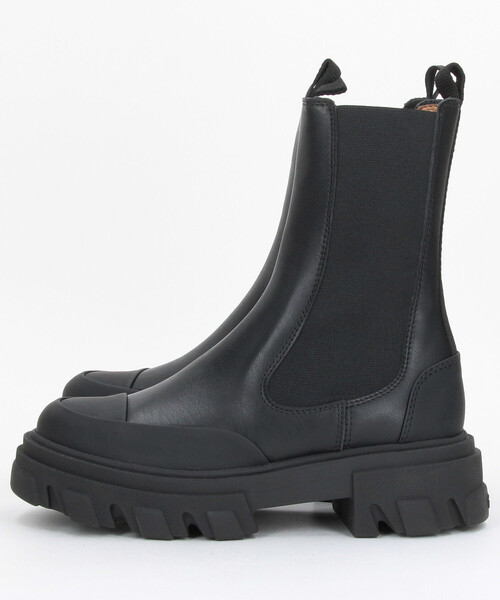 GANNI(ガニー)の「GANNI/ガニー Mid Chelsea Boot Black Stitch / チャンキーソール チェルシーブーツ(ブーツ・レディース・ブラック・38/36/37)」の9枚目の写真
