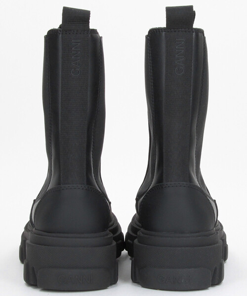 GANNI(ガニー)の「GANNI/ガニー Mid Chelsea Boot Black Stitch / チャンキーソール チェルシーブーツ(ブーツ・レディース・ブラック・38/36/37)」の8枚目の写真
