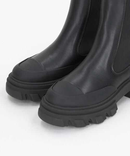 GANNI(ガニー)の「GANNI/ガニー Mid Chelsea Boot Black Stitch / チャンキーソール チェルシーブーツ(ブーツ・レディース・ブラック・38/36/37)」の5枚目の写真