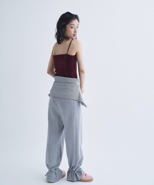 Robert P.Miller(ロバート ピー ミラー)の「【Cup-in】Robert P. Miller|Flocky bustier(タンクトップ・レディース・ベージュ/ブラック/ボルドー・00)」の10枚目の写真