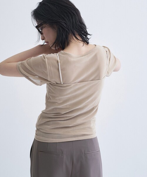 Robert P.Miller(ロバート ピー ミラー)の「【Cup-in】Robert P. Miller|Flocky bustier(タンクトップ・レディース・ベージュ/ブラック/ボルドー・00)」の13枚目の写真