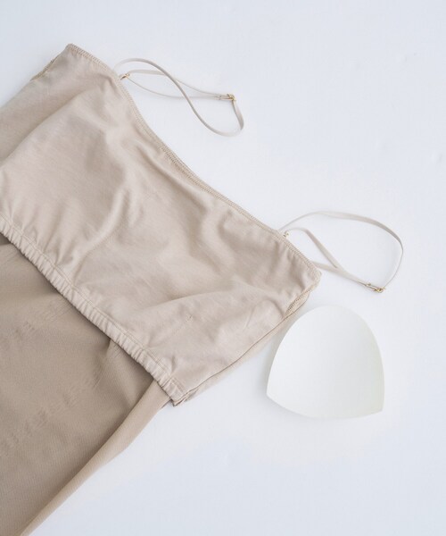 Robert P.Miller(ロバート ピー ミラー)の「【Cup-in】Robert P. Miller|Flocky bustier(タンクトップ・レディース・ベージュ/ブラック/ボルドー・00)」の5枚目の写真