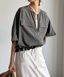 DouDou（ドゥドゥ）の「【WEB限定/セットアップ可能】UVカット接触冷感ワッシャーブルゾン（その他アウター）」