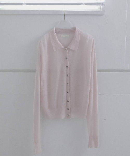 anuke（アンヌーク）の「anuke　Over Knit Shirts オーバーニットシャツ/62620542（ニット/セーター・レディース・アイボリー/ピンク・ONE SIZE）」の15枚目の写真