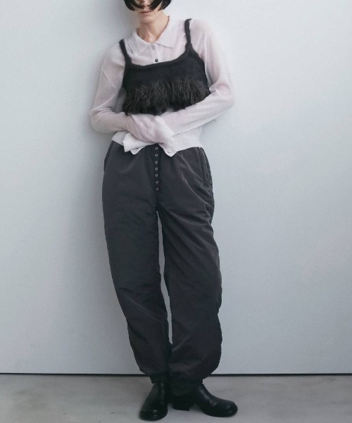 anuke（アンヌーク）の「anuke　Over Knit Shirts オーバーニットシャツ/62620542（ニット/セーター・レディース・アイボリー/ピンク・ONE SIZE）」の5枚目の写真