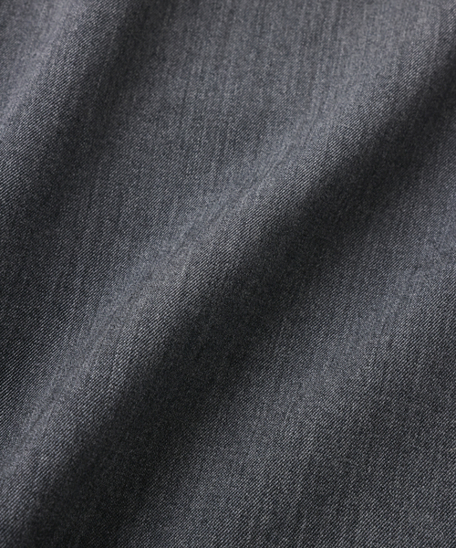 UNFOLLOW（アンフォロー）の「【FOLL / フォル】wool gabardine relax pants（スラックス・メンズ・グレー・2/3）」の4枚目の写真