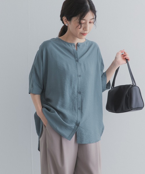 URBAN RESEARCH DOORS(アーバンリサーチドアーズ)の「バックシャーリングドルマンブラウス(シャツ/ブラウス・レディース・ライトグレー/ブラック/ブルー・FREE)」の19枚目の写真