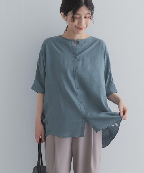 URBAN RESEARCH DOORS(アーバンリサーチドアーズ)の「バックシャーリングドルマンブラウス(シャツ/ブラウス・レディース・ライトグレー/ブラック/ブルー・FREE)」の20枚目の写真