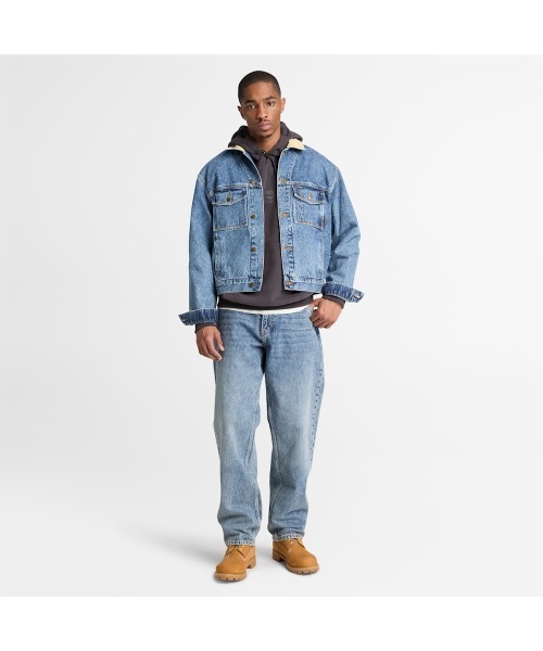 Timberland(ティンバーランド)の「ヘビーウェイト ループバック フーディー メンズ(パーカー・メンズ・ブラック・X-LARGE/MEDIUM/LARGE/XX-LARGE)」の2枚目の写真