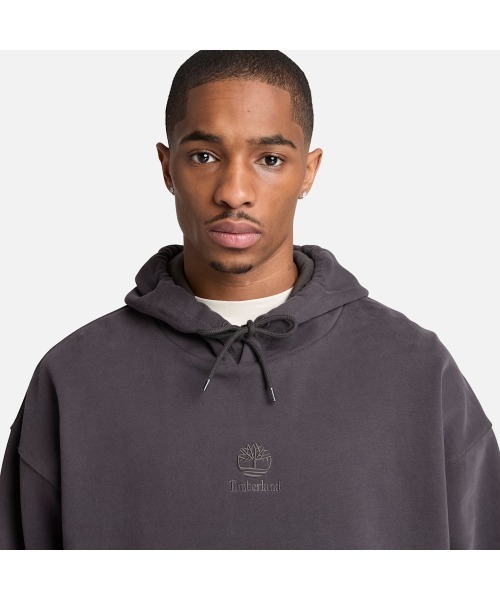 Timberland(ティンバーランド)の「ヘビーウェイト ループバック フーディー メンズ(パーカー・メンズ・ブラック・X-LARGE/MEDIUM/LARGE/XX-LARGE)」の3枚目の写真