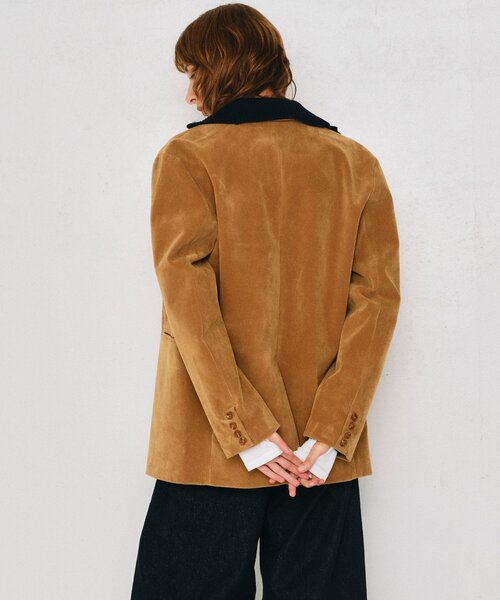 UNFORM(アンフォーム)の「【2026AW Debut】【UNFORM】フェイクスウェードジャケット(テーラードジャケット・レディース・ブラウン/キャメル/ダークブラウン/ブラウン系その他・FREE)」の16枚目の写真