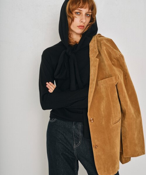 UNFORM(アンフォーム)の「【2026AW Debut】【UNFORM】フェイクスウェードジャケット(テーラードジャケット・レディース・ブラウン/キャメル/ダークブラウン/ブラウン系その他・FREE)」の22枚目の写真