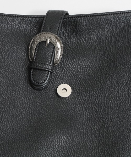 WEGO（ウィゴー）の「DISPARK/コンチョショルダーバッグ（ショルダーバッグ・レディース・キャメル/ブラック・FREE）」の8枚目の写真