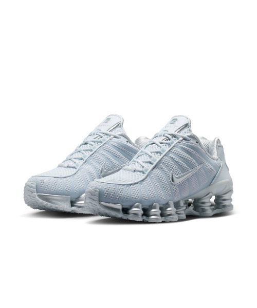 NIKE(ナイキ)の「NIKE Shox TL(ナイキ ショックス TL)(スニーカー・レディース・ブルー系/ブラウン系・26.5cm/27cm/27.5cm/28cm/28.5cm/29cm/23.5cm/24cm/24.5cm/25cm/25.5cm/26cm/23cm)」の1枚目の写真