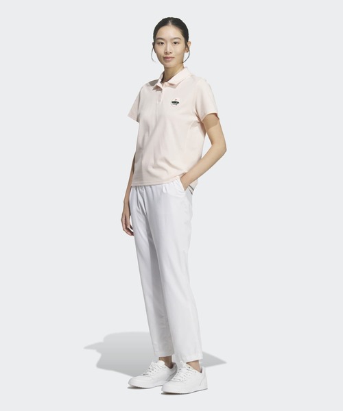 adidas（アディダス）の「ツイストニット半袖シャツ【adidas Golf/アディダスゴルフ】（ポロシャツ・レディース・ピンク・X-SMALL/SMALL/X-LARGE/LARGE/MEDIUM）」の5枚目の写真