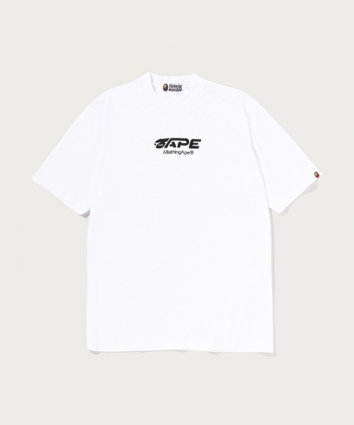 A BATHING APE(アベイシングエイプ)の「APE FACE LOGO SHRUNK FIT TEE(Tシャツ/カットソー・メンズ・ブラック/ホワイト・LARGE/SMALL/MEDIUM/XX-LARGE/X-LARGE)」の1枚目の写真