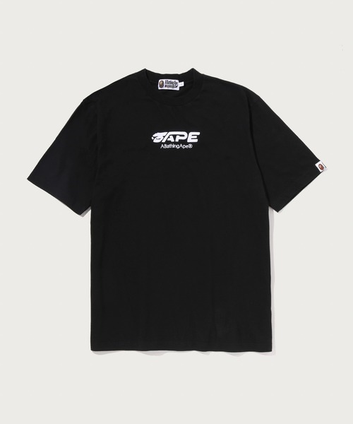 A BATHING APE(アベイシングエイプ)の「APE FACE LOGO SHRUNK FIT TEE(Tシャツ/カットソー・メンズ・ブラック/ホワイト・LARGE/SMALL/MEDIUM/XX-LARGE/X-LARGE)」の2枚目の写真