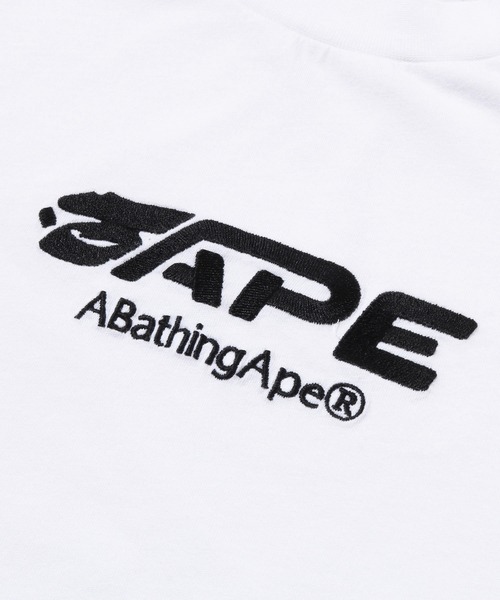A BATHING APE(アベイシングエイプ)の「APE FACE LOGO SHRUNK FIT TEE(Tシャツ/カットソー・メンズ・ブラック/ホワイト・LARGE/SMALL/MEDIUM/XX-LARGE/X-LARGE)」の5枚目の写真