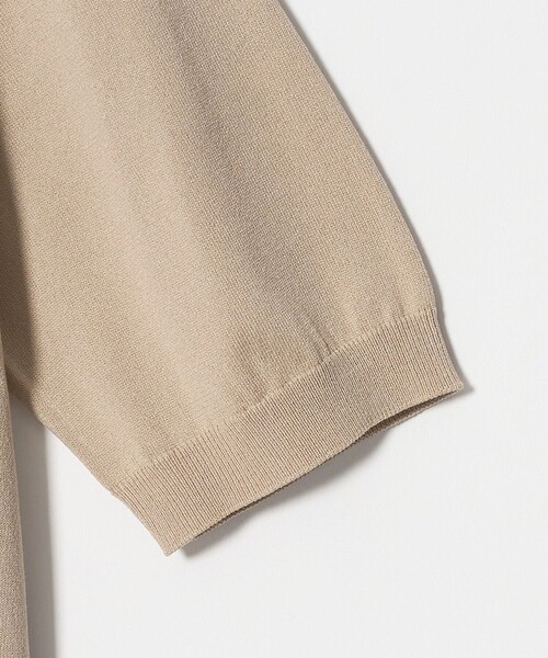 UNITED ARROWS（ユナイテッドアローズ）の「パールライク ポロニット ‐ウォッシャブル‐（ニット/セーター・レディース・ブラック/ベージュ/オフホワイト・FREE）」の18枚目の写真