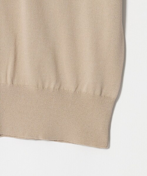 UNITED ARROWS（ユナイテッドアローズ）の「パールライク ポロニット ‐ウォッシャブル‐（ニット/セーター・レディース・ブラック/ベージュ/オフホワイト・FREE）」の19枚目の写真