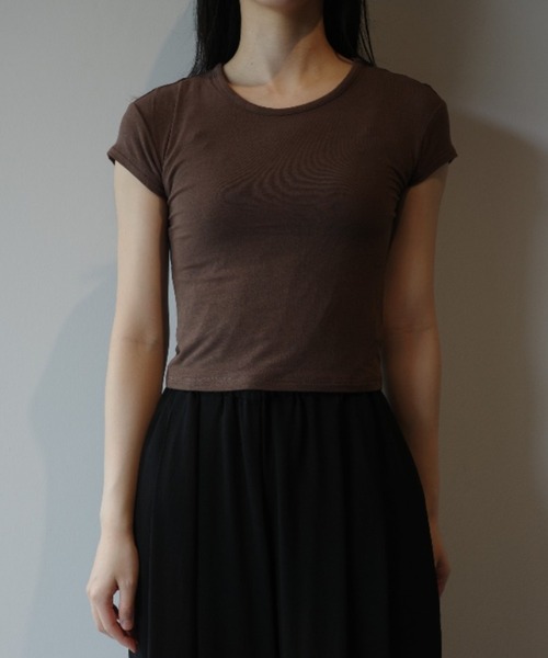 CLANE SOFT SHEER COMPACT TOPS（Tシャツ/カットソー）｜CLANE（クラネ