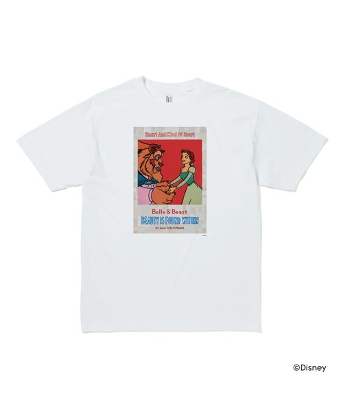ZOZOVILLA(ゾゾヴィラ)の「Beauty and the Beast / T-shirt Designed by NAIJEL GRAPH(Tシャツ/カットソー・メンズ・ブラック/ホワイト・XL/M/L/XXL)」の2枚目の写真