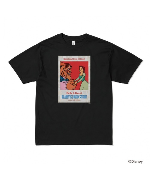 ZOZOVILLA(ゾゾヴィラ)の「Beauty and the Beast / T-shirt Designed by NAIJEL GRAPH(Tシャツ/カットソー・メンズ・ブラック/ホワイト・XL/M/L/XXL)」の1枚目の写真