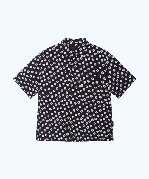 MILACODE（ミラコード）の「Wild Flower Print Shirt - BLACK（シャツ/ブラウス・メンズ・その他・MEDIUM/LARGE/X-LARGE）」の3枚目の写真