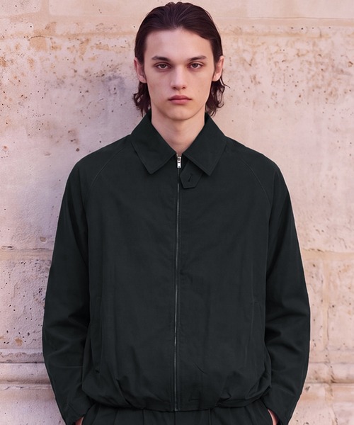 UNITED TOKYO(ユナイテッドトウキョウ)の「【数量限定生産】SILK NYLON BALLOON BLOUSON |高級素材/シルク/ムレ防止/吸湿性/耐久性(ブルゾン・メンズ・ブラウン/ブラック/ライトブルーグレー・1/2)」の1枚目の写真