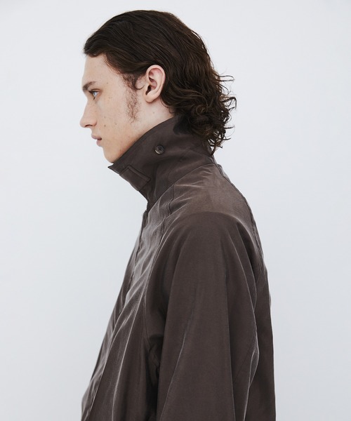 UNITED TOKYO(ユナイテッドトウキョウ)の「【数量限定生産】SILK NYLON BALLOON BLOUSON |高級素材/シルク/ムレ防止/吸湿性/耐久性(ブルゾン・メンズ・ブラウン/ブラック/ライトブルーグレー・1/2)」の13枚目の写真
