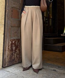 ウエストシャツレイヤードスラックス