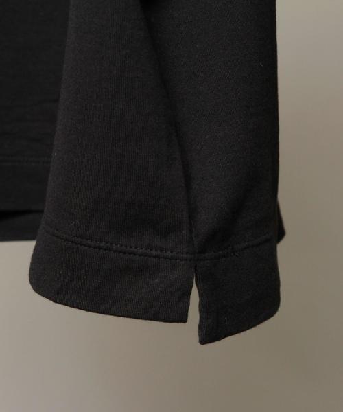 BEAUTY&YOUTH UNITED ARROWS(ビューティーアンドユースユナイテッドアローズ)の「BY ∴ ワイド ハーフスリーブ カットソー MADE IN JAPAN◆(Tシャツ/カットソー・メンズ・ネイビー/ブラック/ホワイト/オリーブ/その他1・LARGE/SMALL/MEDIUM)」の19枚目の写真