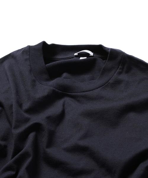 BEAUTY&YOUTH UNITED ARROWS(ビューティーアンドユースユナイテッドアローズ)の「BY ∴ ワイド ハーフスリーブ カットソー MADE IN JAPAN◆(Tシャツ/カットソー・メンズ・ネイビー/ブラック/ホワイト/オリーブ/その他1・LARGE/SMALL/MEDIUM)」の21枚目の写真