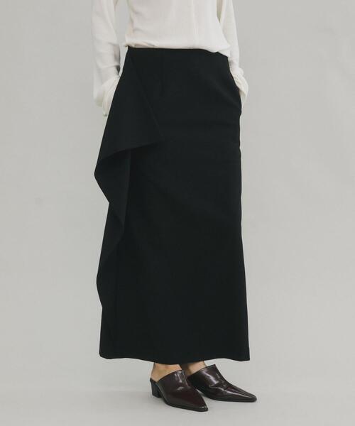 LAATO（ラート）の「long flamenco skirt（スカート・レディース・チェック/ブラック・FREE）」の8枚目の写真