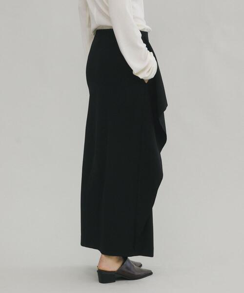 LAATO（ラート）の「long flamenco skirt（スカート・レディース・チェック/ブラック・FREE）」の9枚目の写真
