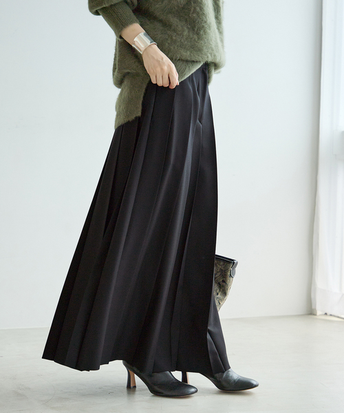 journal standard L'essage（ジャーナルスタンダードレサージュ）の「《追加》ロングプリーツスカート（スカート・レディース・チャコールグレー/ブラック系その他・36/38）」の7枚目の写真